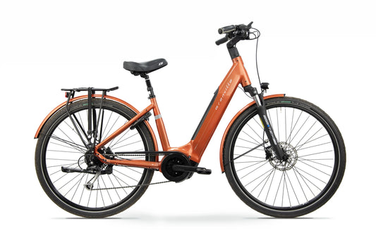 Granville E-ELEGANCE SI RD 545Wh Damen E-Bike in Orange – elegantes, leistungsstarkes Elektrofahrrad mit komfortabler Ausstattung für Damen